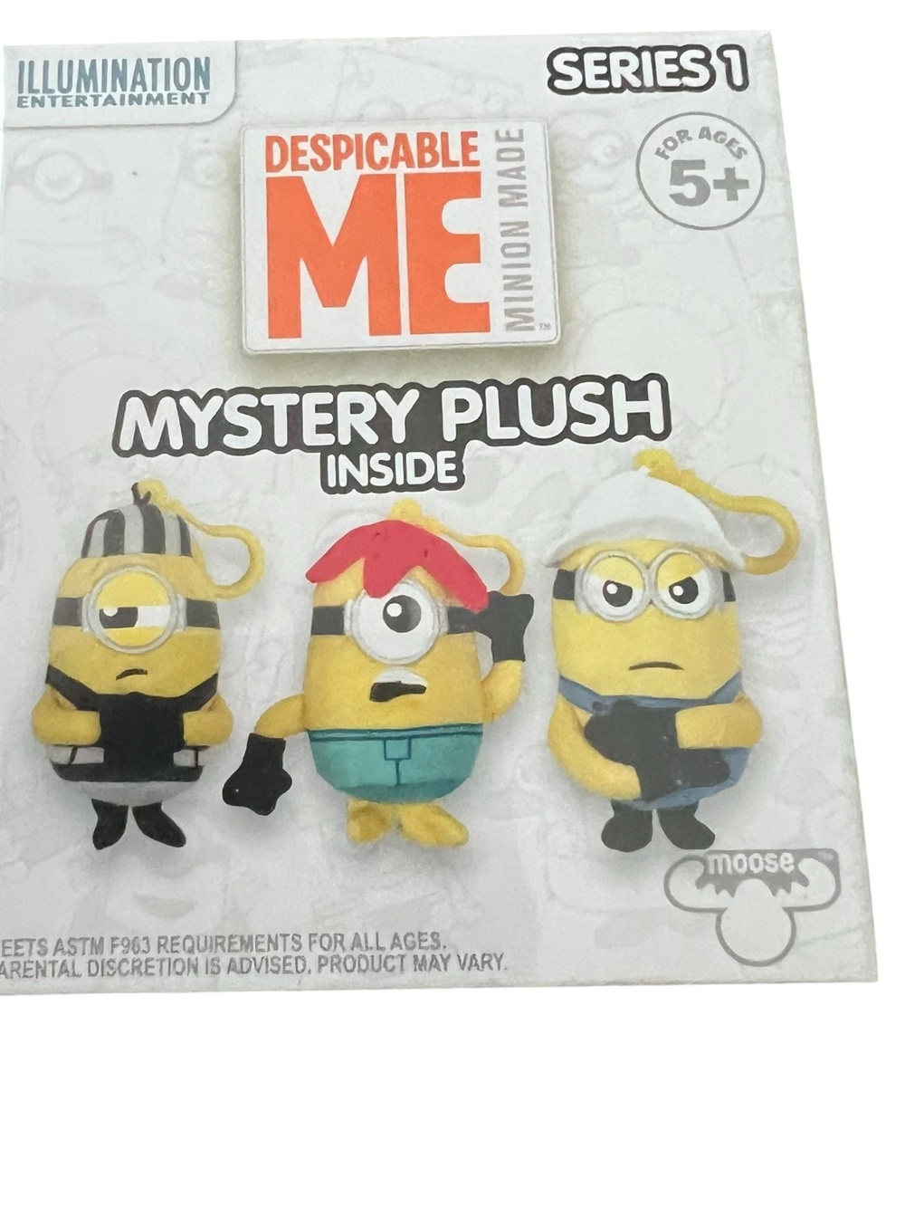 Despicable Me Mystery Plush Minion Keychain (Series 1) - Yellow